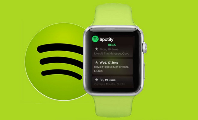 Apple Watch で Spotify の曲を再生
