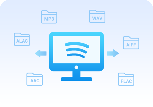 Spotifyの音楽をMP3、FLAC、M4A、WAV、AIFF、ALACに変換して様々な端末でも自由にオフライン再生可能